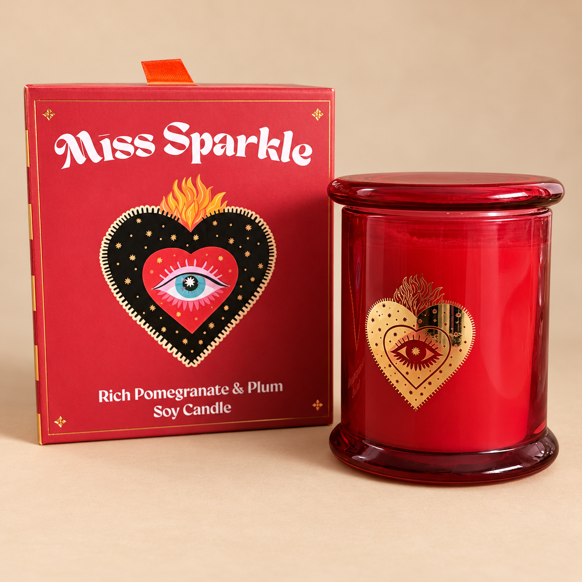 Red soy candle 